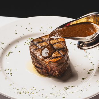 Hal’s “The Steakhouse” signature dishes Prime Steaks (Filet, Ribeye), Creole-style seafood dishes, Veal, Oysters.